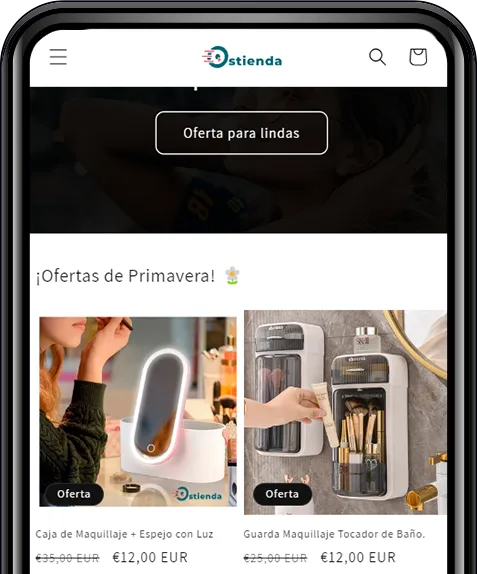 Diseño de Tienda Virtual Bajo costo